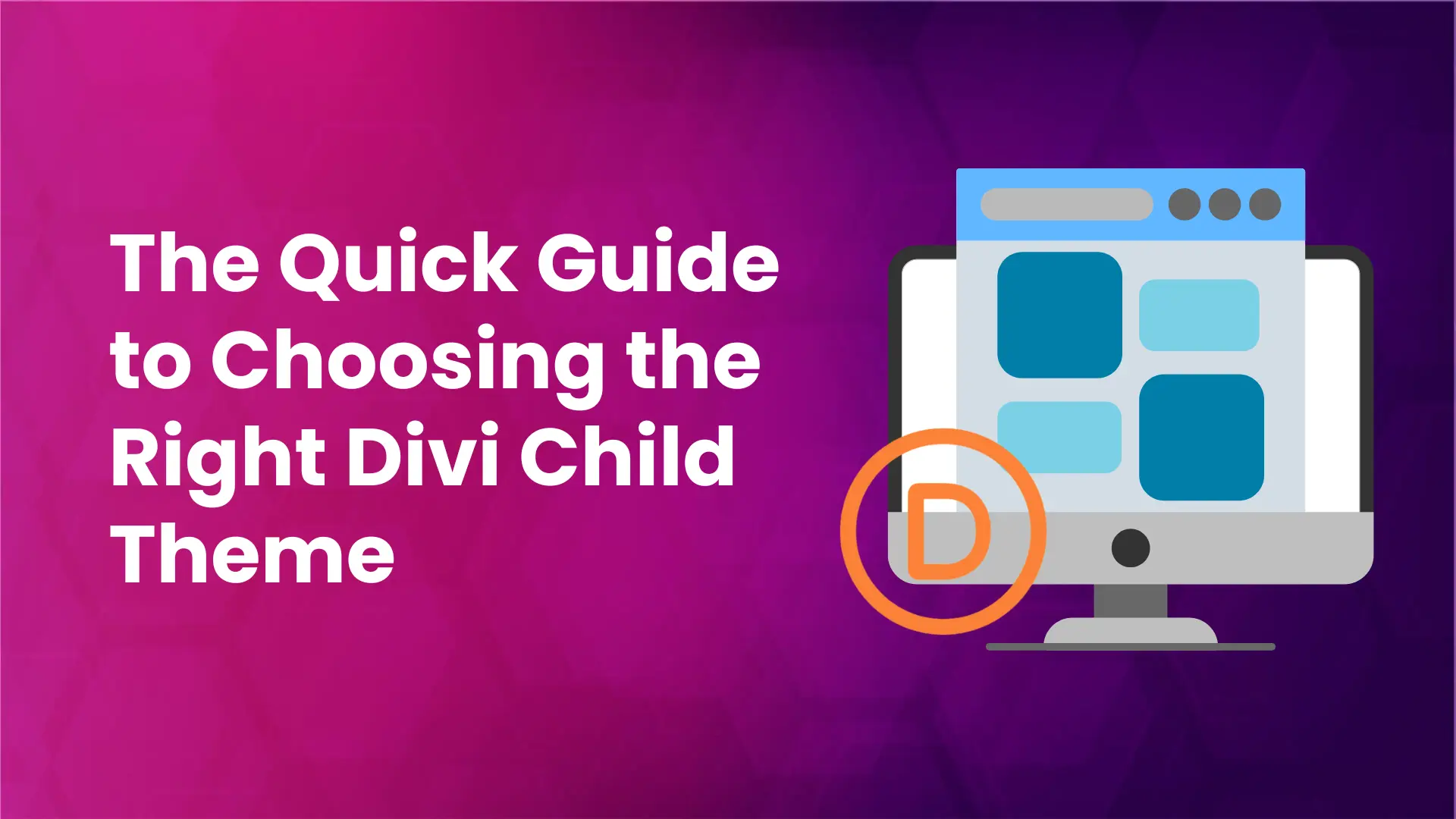 Select perfect Divi child theme