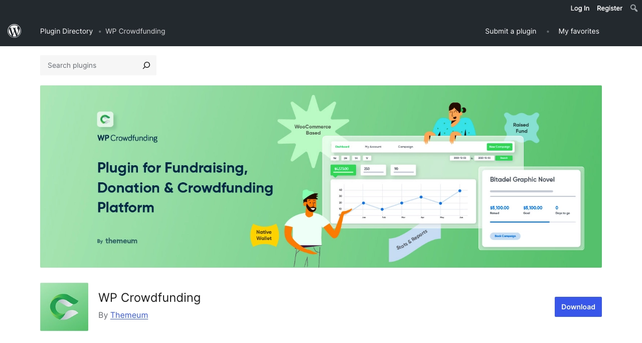 WordPress Crowdfunding Plugin - WP Crowdfunding.