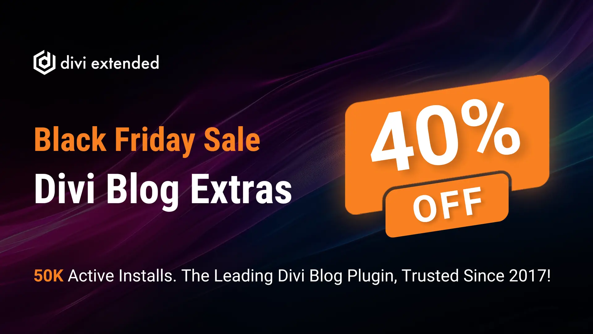 Divi Extended Black Friday Sale Divi Blog Extras