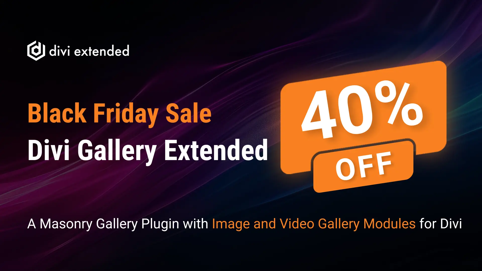 Divi Extended Black Friday Sale