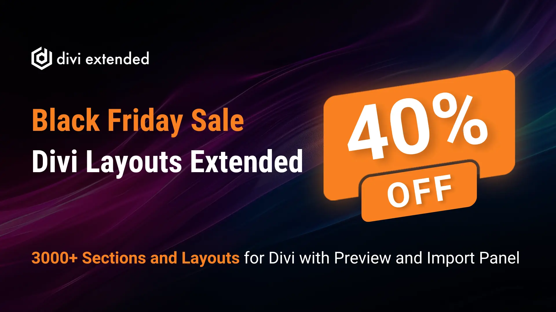 Divi Extended Black Friday Sale