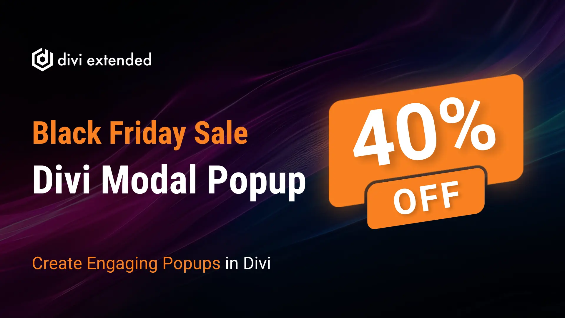 Divi Extended Black Friday Sale