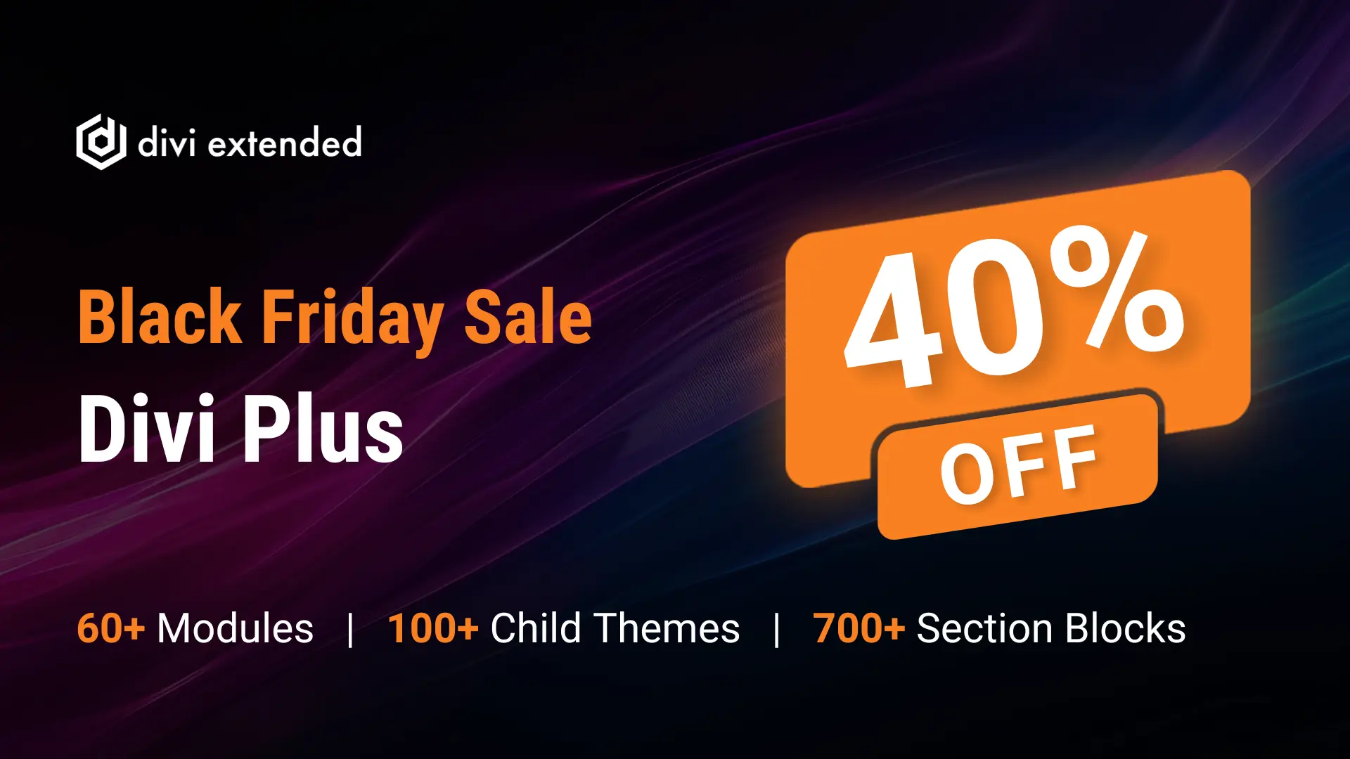 Divi Extended Black Friday Sale Divi Plus