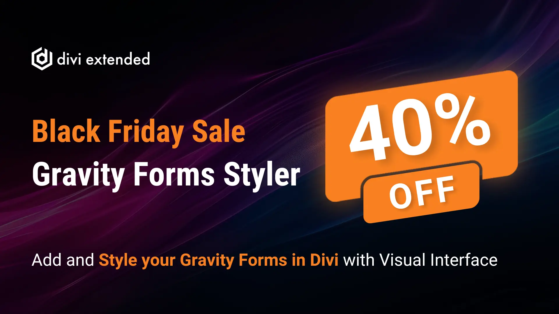 Divi Extended Black Friday Sale Gravity Forms Styler