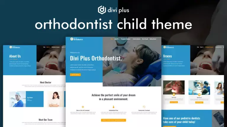 Divi Orthodontist child theme