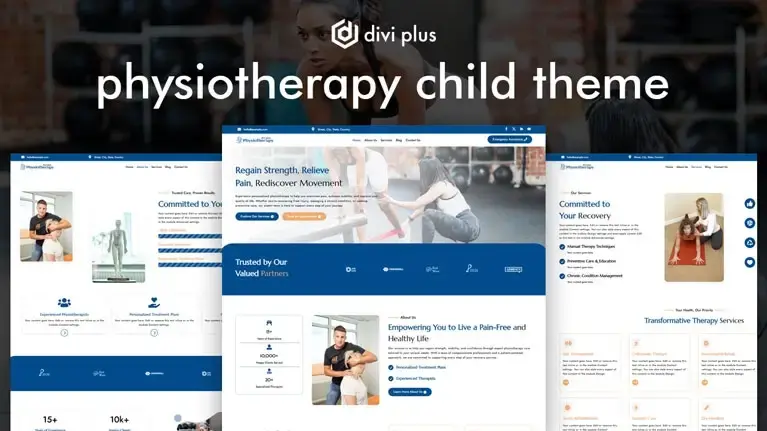 Divi Physiotherapy child theme