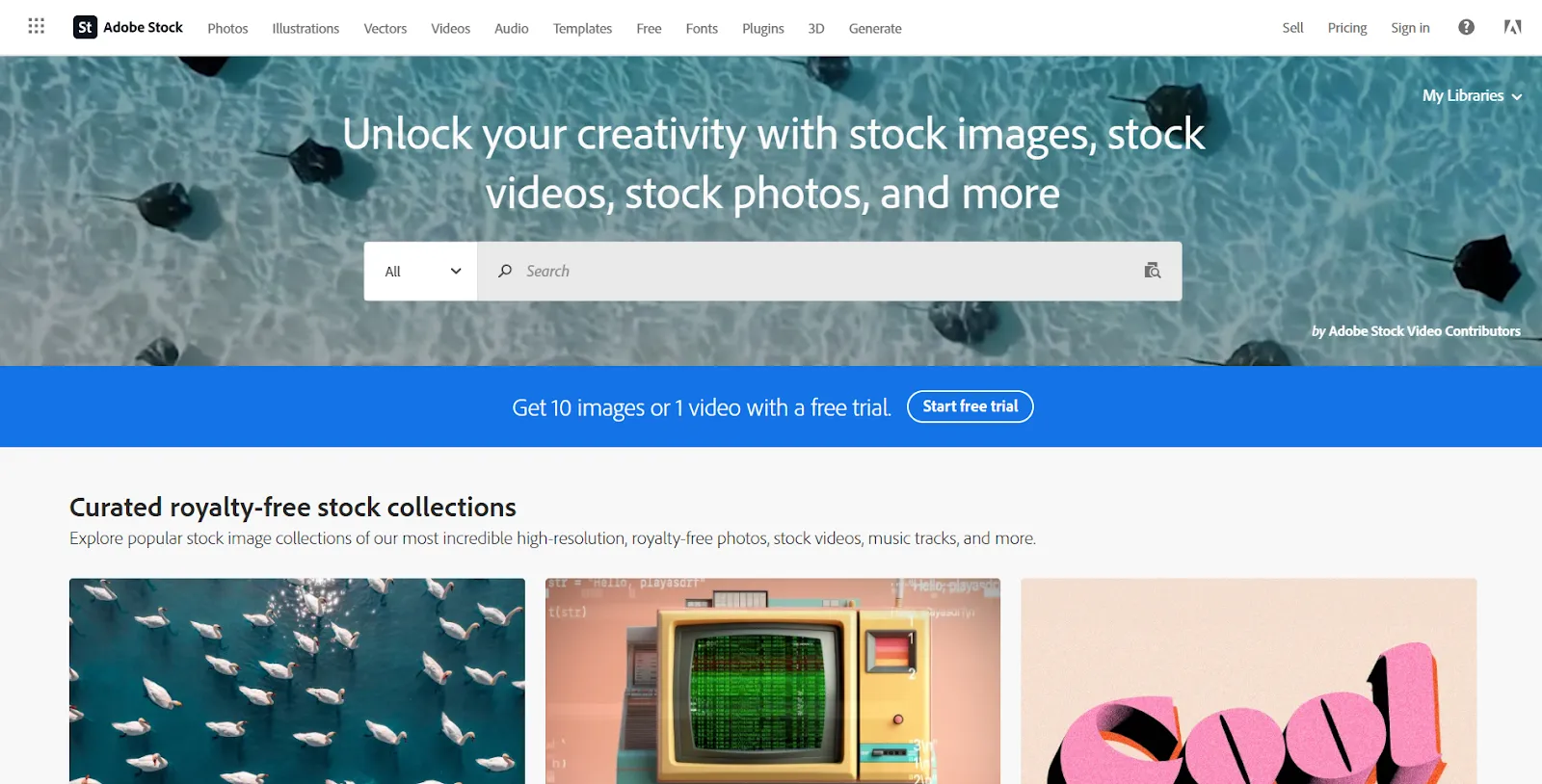 Adobe Stock for free images.