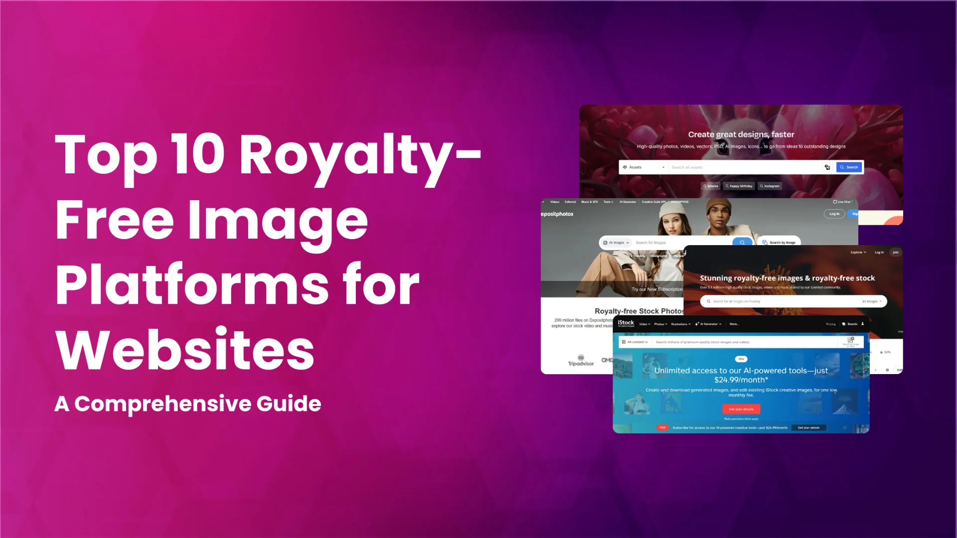 A guide on royalty free images website