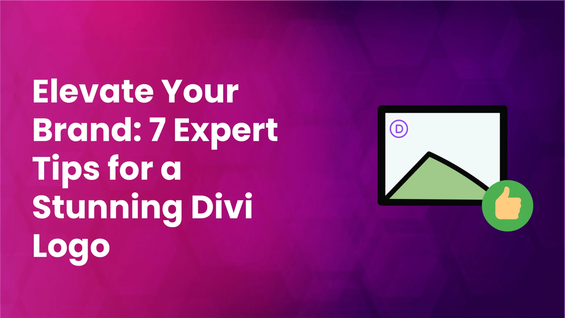 A complete guide on making Divi logo look good