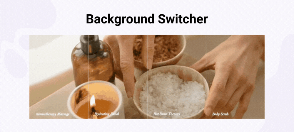 Divi background switcher