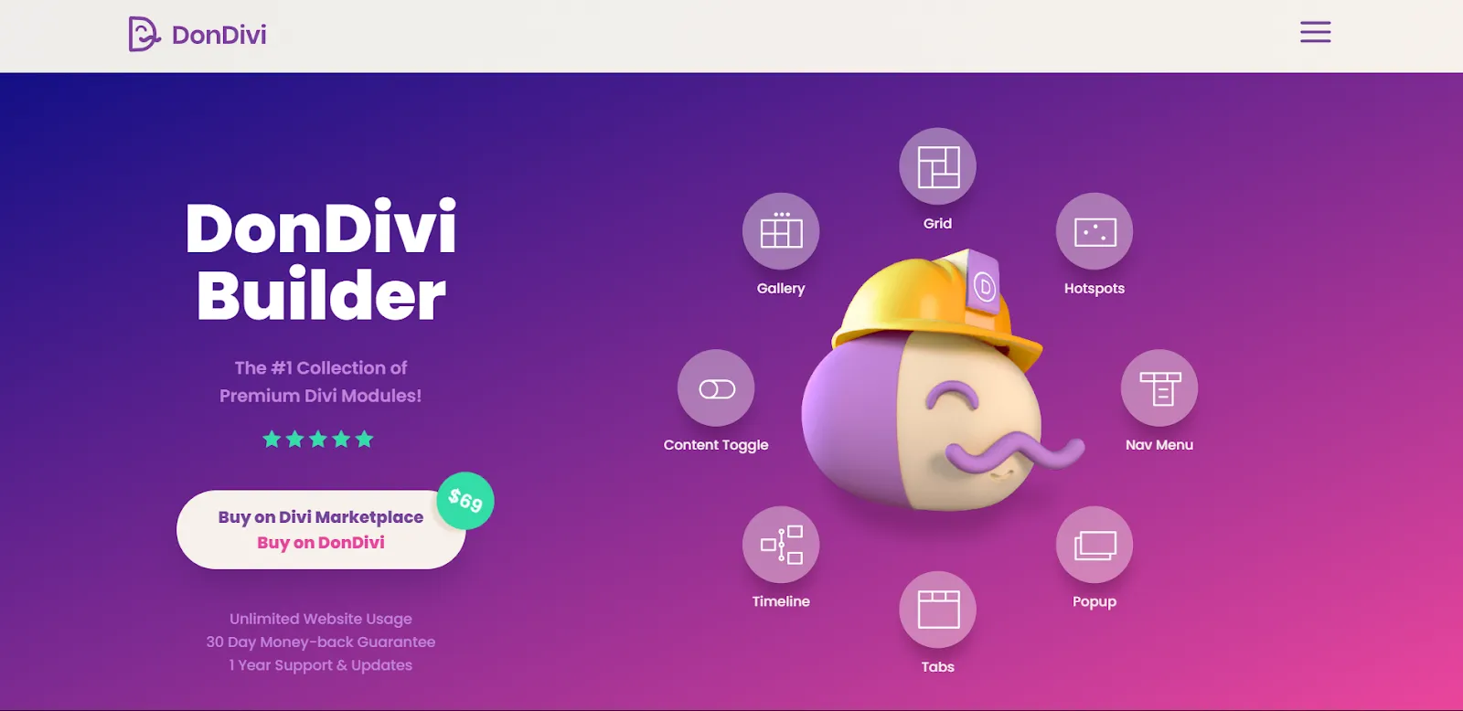 DiviMenus by DonDivi