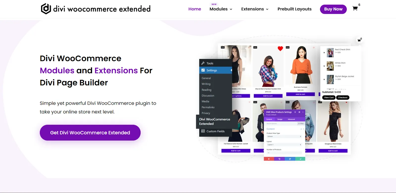 Divi WooCommerce Extended plugin