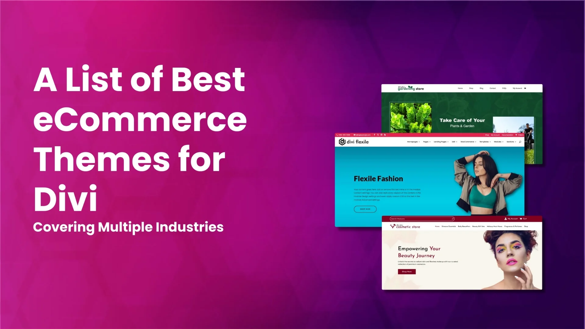 List of best divi ecommerce themes