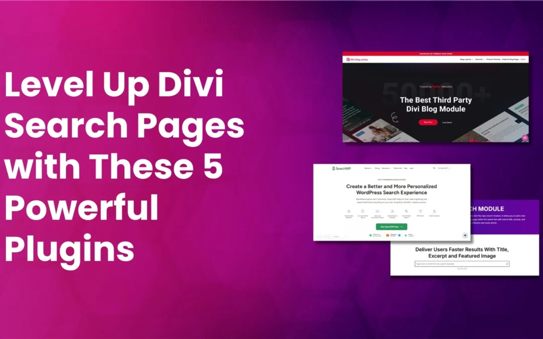 5 Best Search Result Page Plugins for Divi