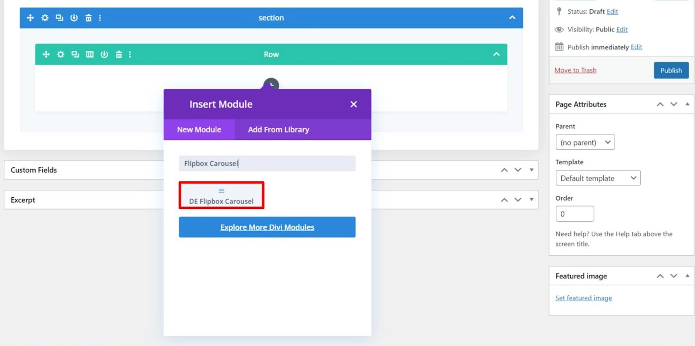 All in One Carousel plugin's Flipbox module for Divi