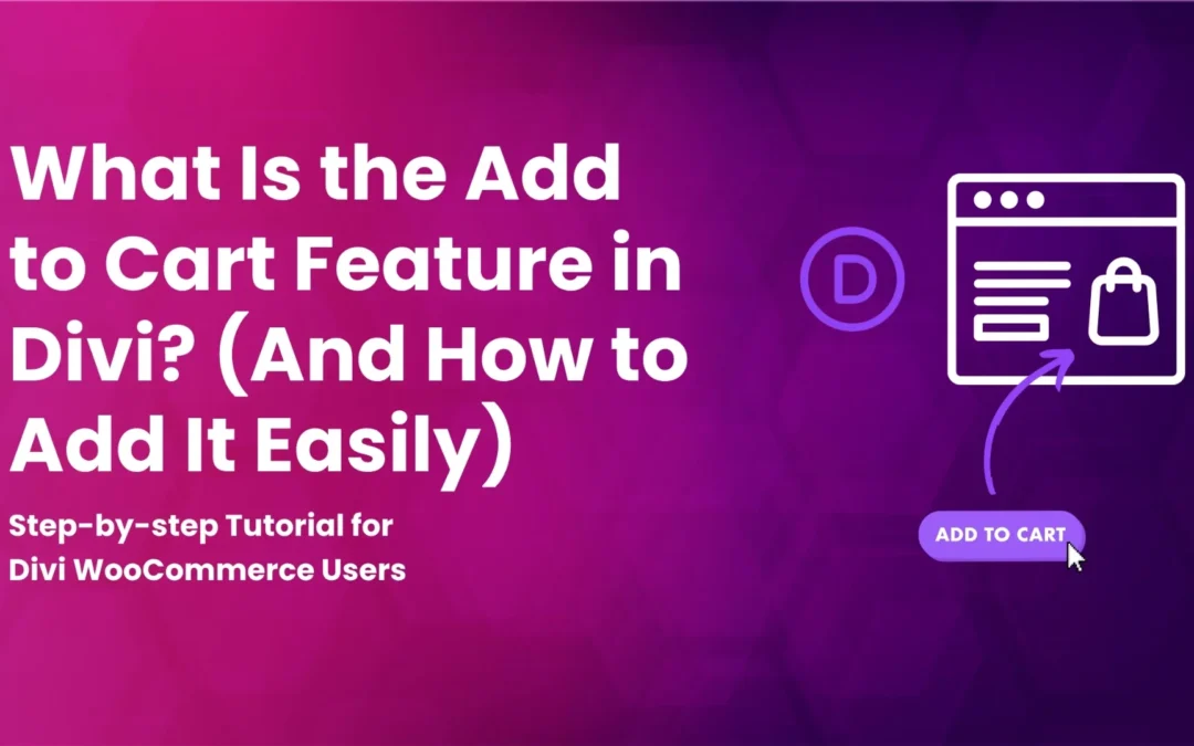 Divi WooCommerce Product Add To Cart Module