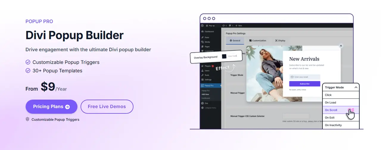 Divi Popup Builder by DiviNext