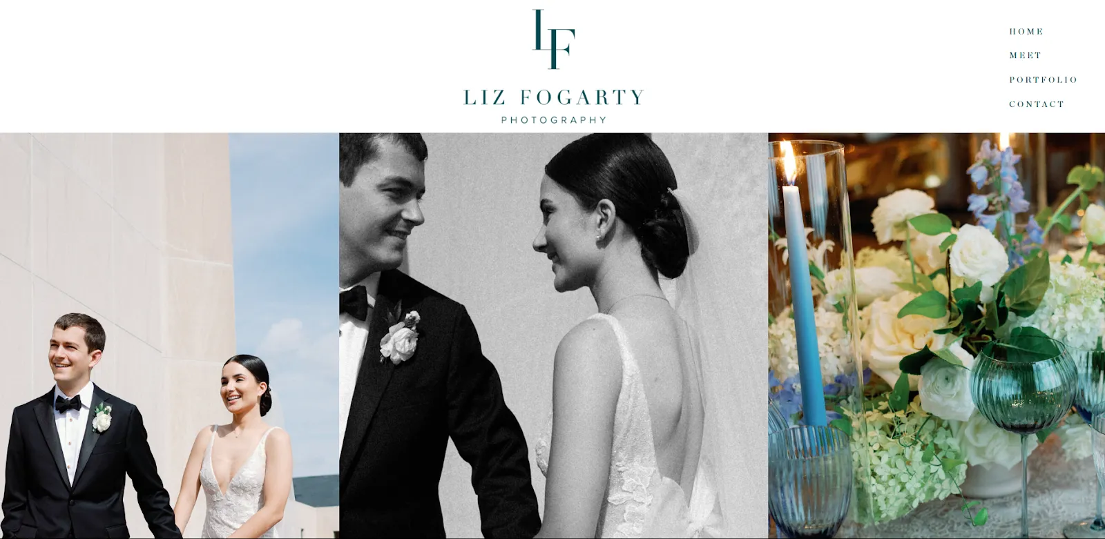 Elizabeth Fogarty Photography website