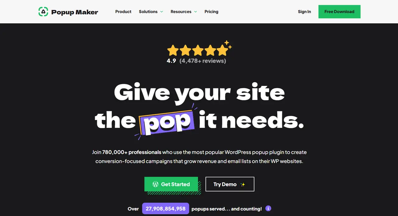 Popup Maker plugin for WordPress and Divi