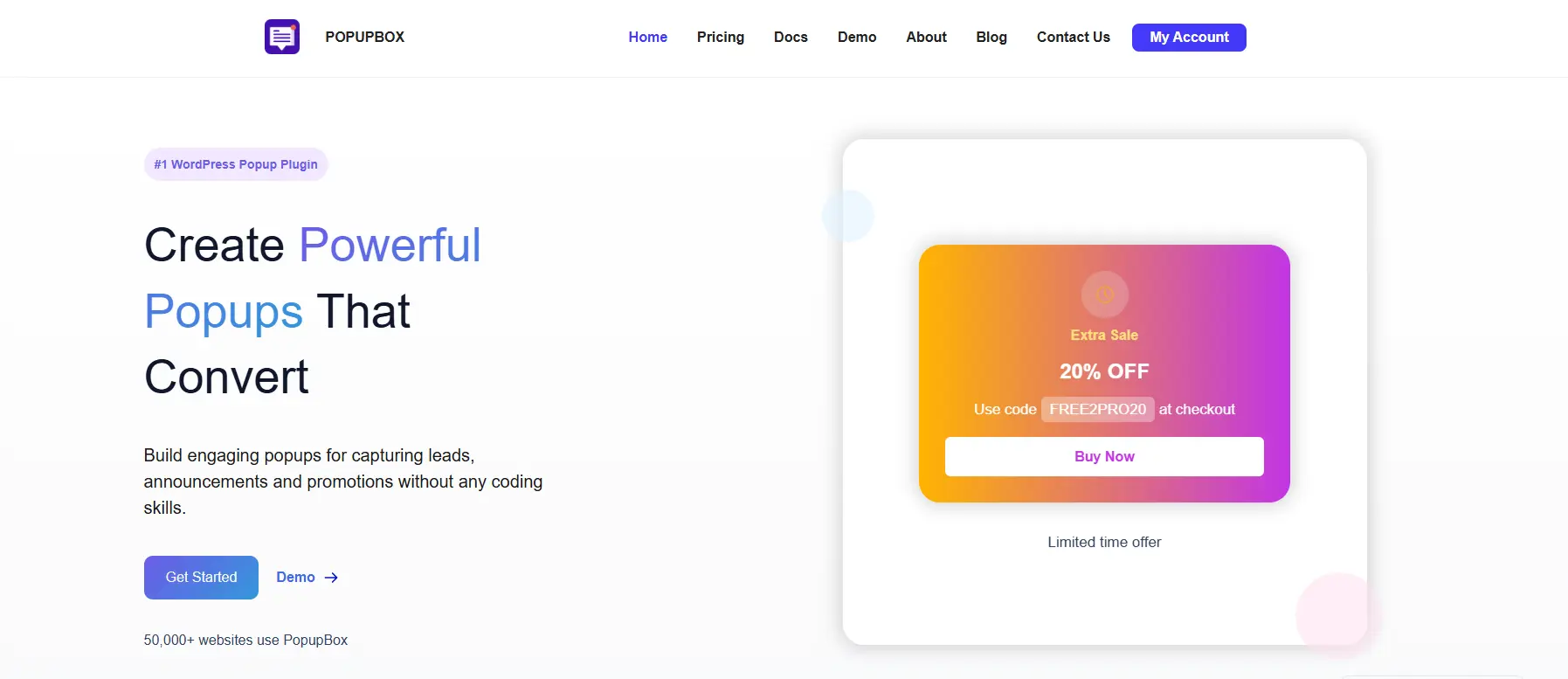 Popupbox WordPress plugin