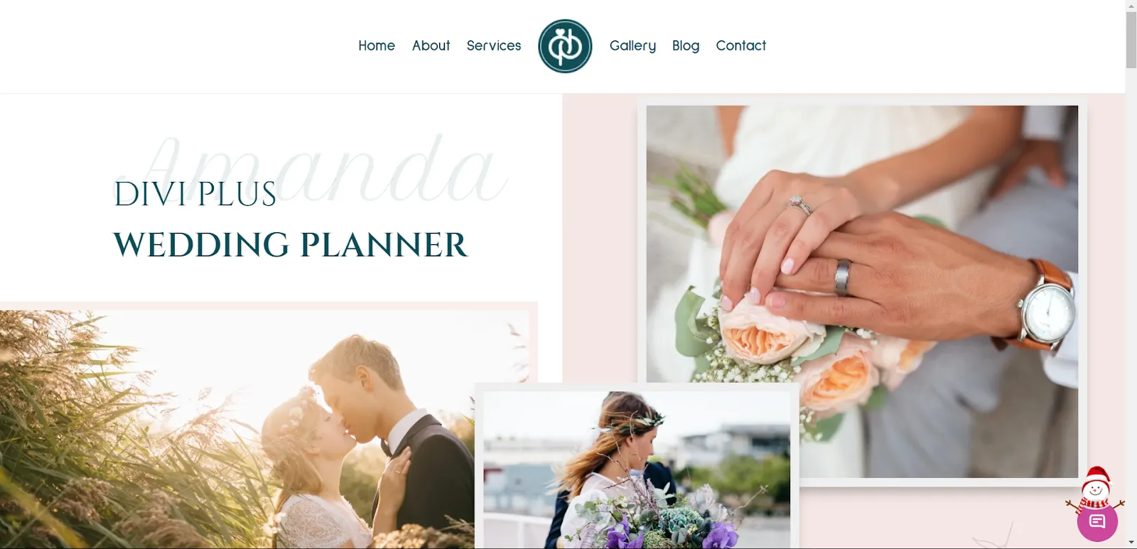 Divi Plus Wedding Planner Photography Divi child theme
