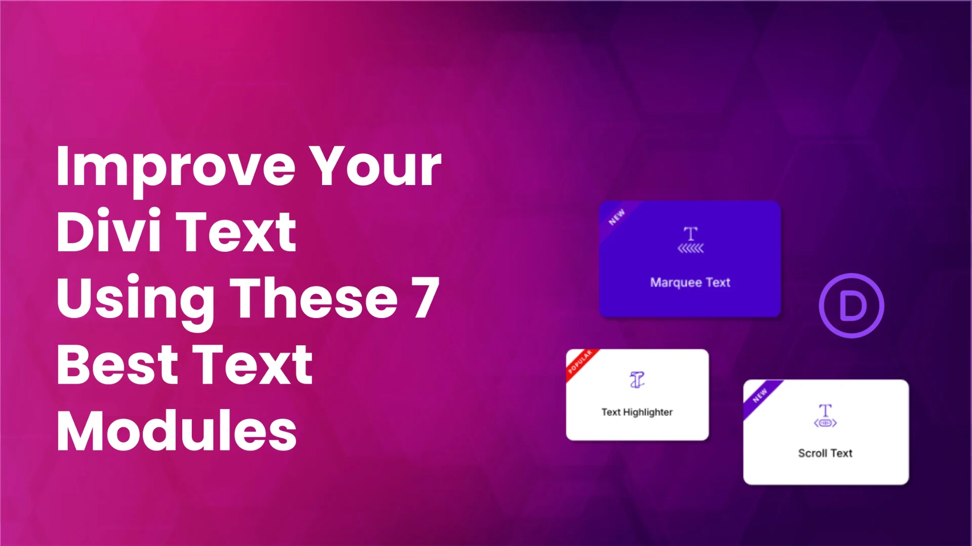 The list of best Divi text modules.