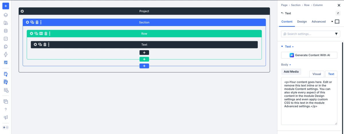 Create projects for Divi Blog Extras