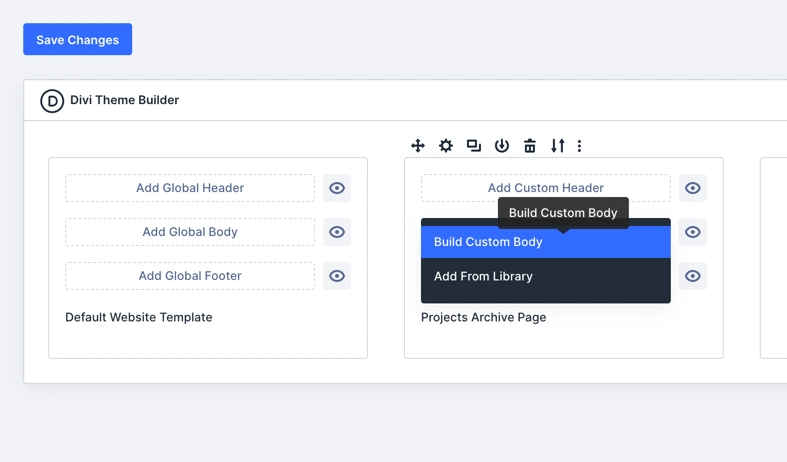 Divi Blog Extras display portfolio