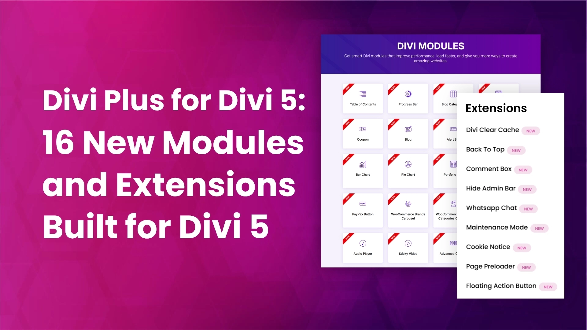 Divi Plus for Divi 5: Every New Module, Extension, Improvement, and Fix