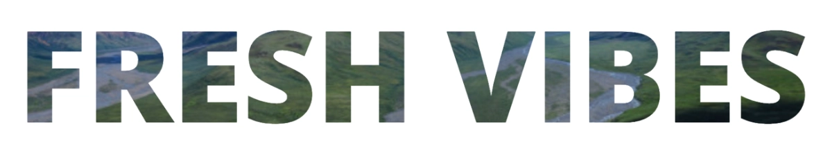 Divi text over image for environment website