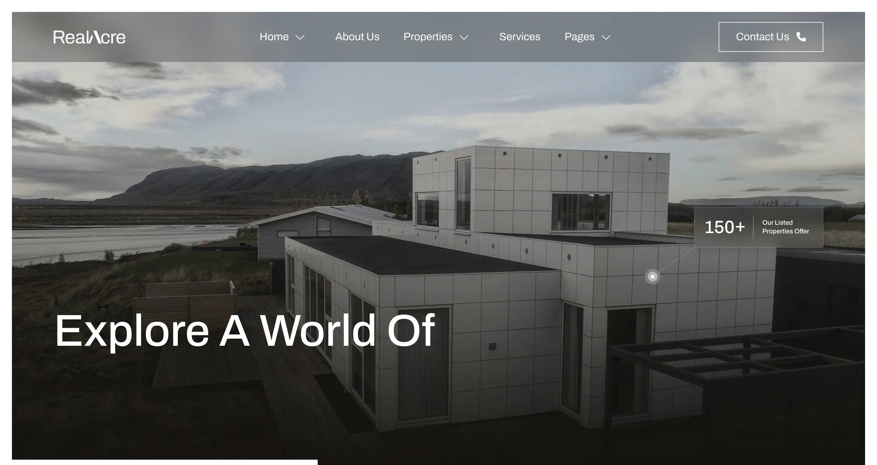 RealAcre WordPress Gutenberg Editor based theme for Real Estate websites.
