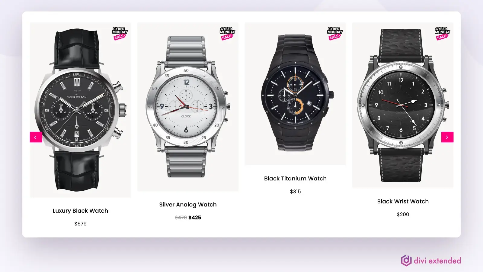 Product Badges extension showing sale, new, and stock badges on WooCommerce product cards