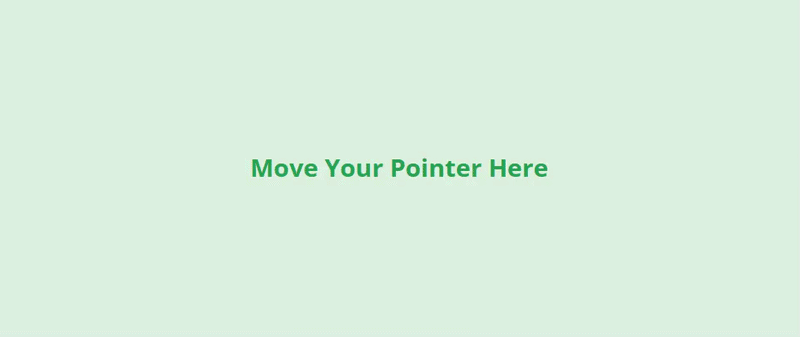 Demonstration of cursor hover effect extension