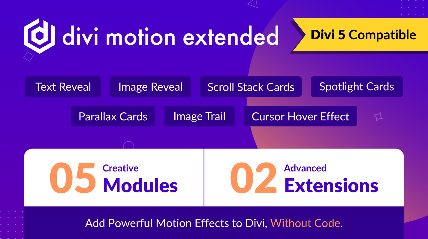 Divi Motion Extended featured image