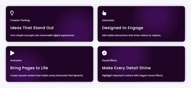 Spotlight cards module examples